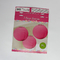 पैकेजिंग के लिए गुलाबी लोगो मुद्रित प्रोमोशनल 24 सेमी लालटेन पेपर हैडर कार्ड