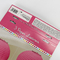 पैकेजिंग के लिए गुलाबी लोगो मुद्रित प्रोमोशनल 24 सेमी लालटेन पेपर हैडर कार्ड